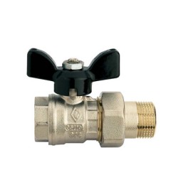 VALVOLA A SFERA A PASSAGGIO TOTALE FIL. F RACCORDO PER COLLETTORI 1" x 1" PN 40