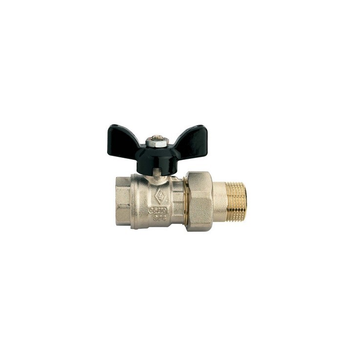 VALVOLA A SFERA A PASSAGGIO TOTALE FIL. F RACCORDO PER COLLETTORI 1" x 1" PN 40