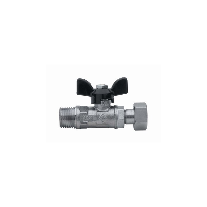 VALVOLA A SFERA FILETTATURA MASCHIO CON GIRELLO 1/2" x 1/2" PN 30