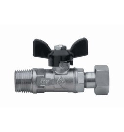 VALVOLA A SFERA FILETTATURA MASCHIO CON GIRELLO 1/2" x 3/4" PN 30