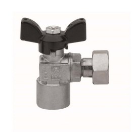 VALVOLA A SFERA A SQUADRA FIL F CON GIRELLO 1/2" x 1/2" DN 15 PN 30