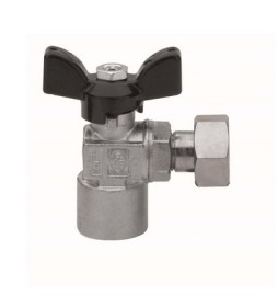 VALVOLA A SFERA A SQUADRA FIL F CON GIRELLO 1/2" x 1/2" DN 15 PN 30