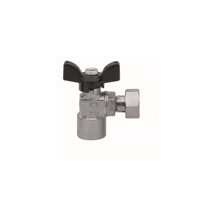 VALVOLA A SFERA A SQUADRA FIL F CON GIRELLO 1/2" x 1/2" DN 15 PN 30