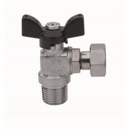 VALVOLA A SFERA A SQUADRA FILETTATURA MASCHIO CON GIRELLO 1/2" x 1/2" DN 15 PN 30