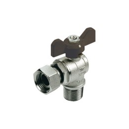 VALVOLA A SFERA A SQUADRA MASCHIO GIRELLO FEMMINA 1/2" X 1/2" DN 15 PN 30