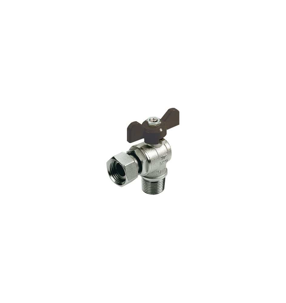 VALVOLA A SFERA A SQUADRA MASCHIO GIRELLO FEMMINA 1/2" X 3/4" DN 15 PN 30