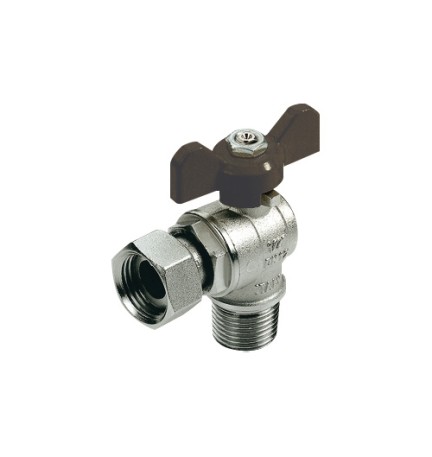 VALVOLA A SFERA A SQUADRA MASCHIO GIRELLO FEMMINA 1/2" X 3/4" DN 15 PN 30