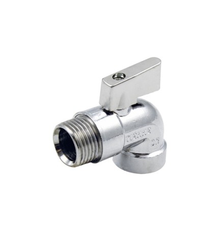 MINIVALVOLA SFERA CURVA MF CON LEVA 1/2" DN PN