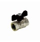 VALVOLA A SFERA FF MISTRAL A PASSAGGIO STANDARD CON FARFALLA 1"1/4 DN 30 PN 25