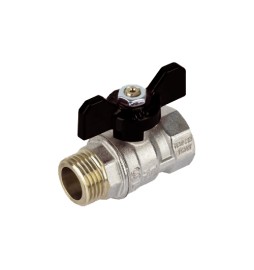 VALVOLA A SFERA MF MISTRAL PASSAGGIO STANDARD CON FARFALLA 1/2" DN 14 PN 40