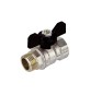 VALVOLA A SFERA MF MISTRAL PASSAGGIO STANDARD CON FARFALLA 1" DN 23,5 PN 30