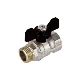 VALVOLA A SFERA MF MISTRAL PASSAGGIO STANDARD CON FARFALLA 1"1/4 DN 30 PN 25