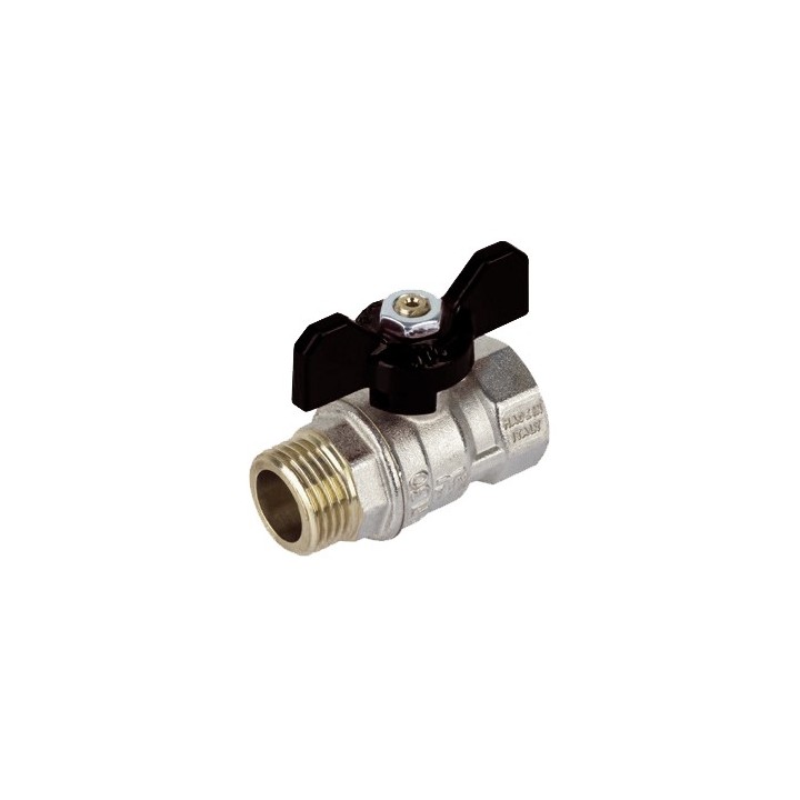 VALVOLA A SFERA MF MISTRAL PASSAGGIO STANDARD CON FARFALLA 1"1/4 DN 30 PN 25