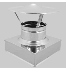 FUMAIOLO A CAPPELLO CINESE QUADRO - 220x220 mm