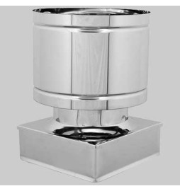 FUMAIOLO ANTIVENTO QUADRO - 200x200 mm