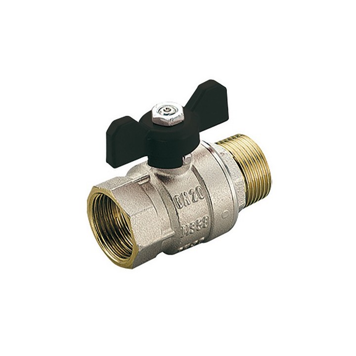 VALVOLA A SFERA MF SCIROCCO PASSAGGIO TOTALE CON FARFALLA 1" DN 25 PN 40