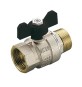 VALVOLA A SFERA MF SCIROCCO PASSAGGIO TOTALE CON FARFALLA 1" DN 25 PN 40