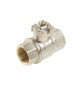 VALVOLA A SFERA PASSAGGIO TOTALE URAGANO FF PIOMBABILE 1/2" DN 15 PN 64