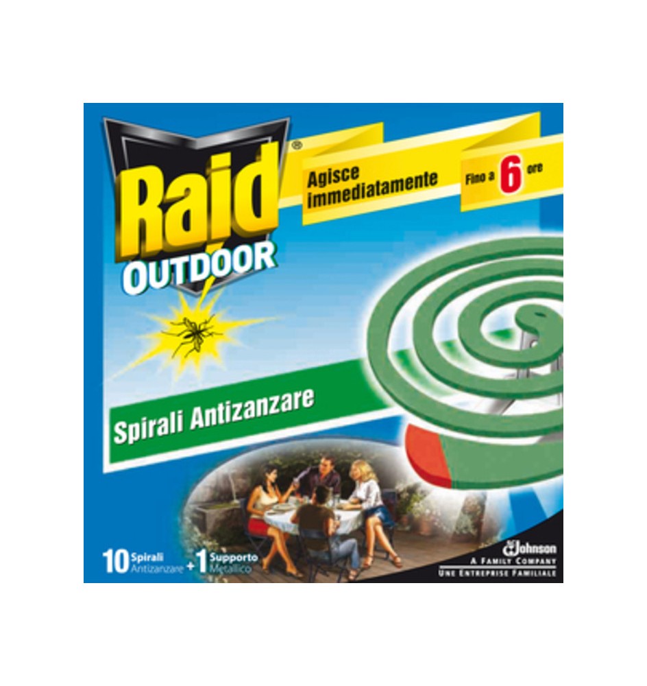 ANTIZANZARE RAID ZAMPIRONE 10 PZ