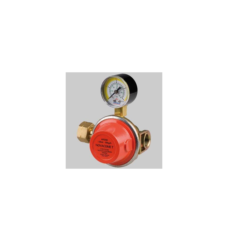 RIDUTTORE DI ALTA PRESSIONE APZ 250 CON MANOMETRO - Kg 25-30