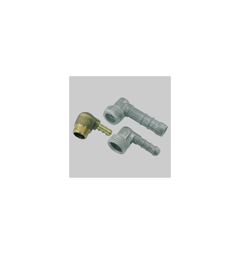 RACCORDO PORTAGOMMA A GOMITO MASCHIO - 1/2 Gpl ottone giallo