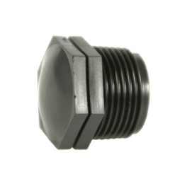 RACCORDO POLIPROP TAPPO MASCHIO 1*