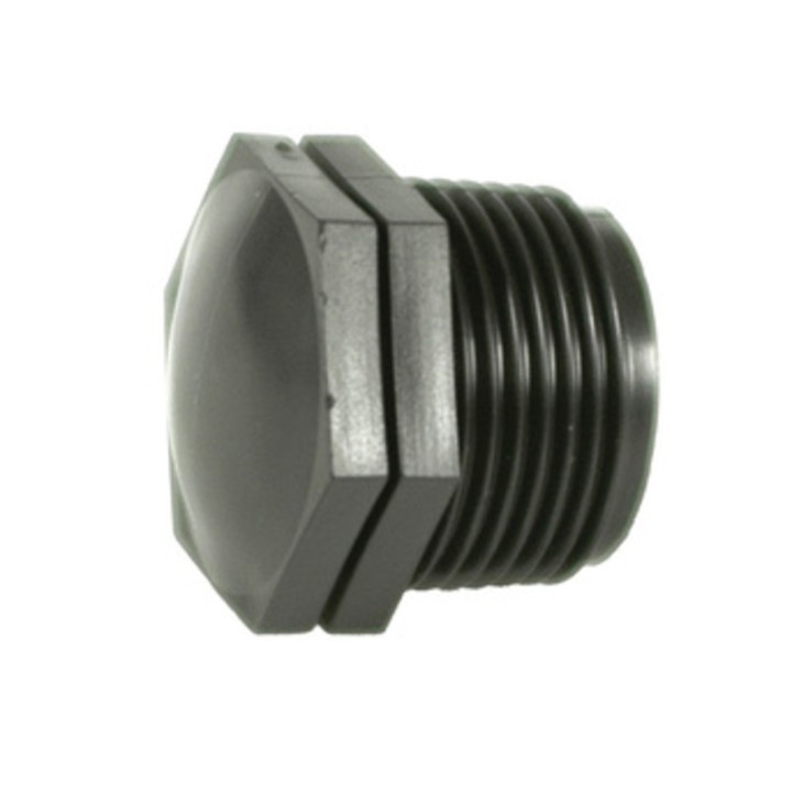 RACCORDO POLIPROP TAPPO MASCHIO 1*