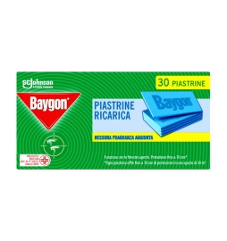 ANTIZANZARE BAYGON PIASTRINE RIC 30 PZ ELETTROEM