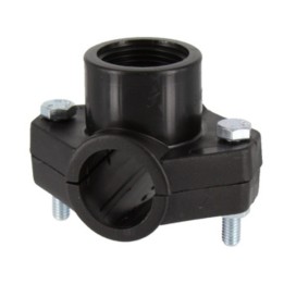 RACCORDO POLIPROP PRESA A STAFFA D 25MMX3/4 FEM*