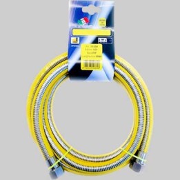 TUBO GAS METALLICO RIVESTITO FF - cm 150