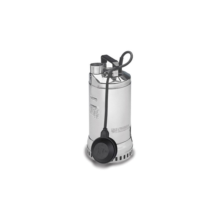 ELETTROPOMPA SOMMERSA PER ACQUE CHIARE O POCO SPORCHE Kw 0.75 - Hp 1.1
