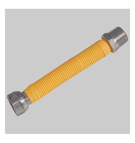 FLESSIBILE INOX RIVESTITO PER GAS MF - 1/2 300 - 600 mm