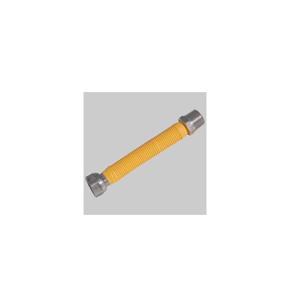 FLESSIBILE INOX RIVESTITO PER GAS MF - 3/4 130 - 220 mm