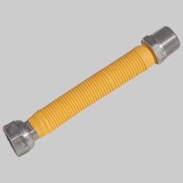 FLESSIBILE INOX RIVESTITO PER GAS MF - 3/4 300 - 600 mm