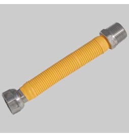 FLESSIBILE INOX RIVESTITO PER GAS MF - 1" 220 - 420 mm
