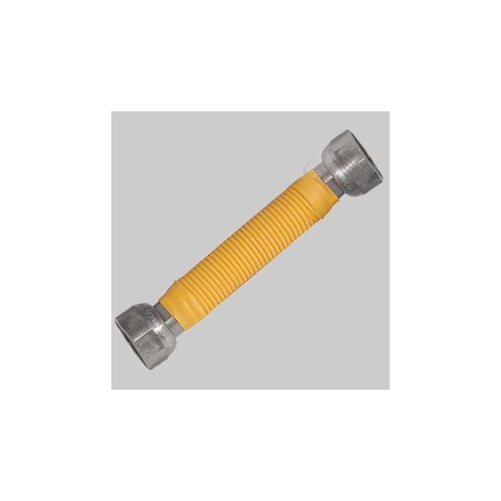 FLESSIBILE INOX RIVESTITO PER GAS FF - 1/2 220-420 mm