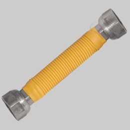 FLESSIBILE INOX RIVESTITO PER GAS FF - 3/4 220-420 mm