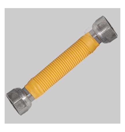 FLESSIBILE INOX RIVESTITO PER GAS FF - 3/4 220-420 mm