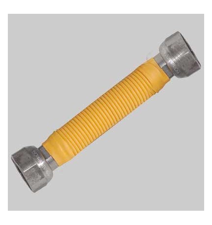 FLESSIBILE INOX PER GAS RIDOTTO FF - 1/2x3/4 130x220 mm