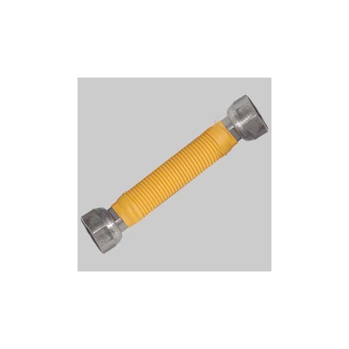 FLESSIBILE INOX PER GAS RIDOTTO FF - 1/2x3/4 220x420 mm