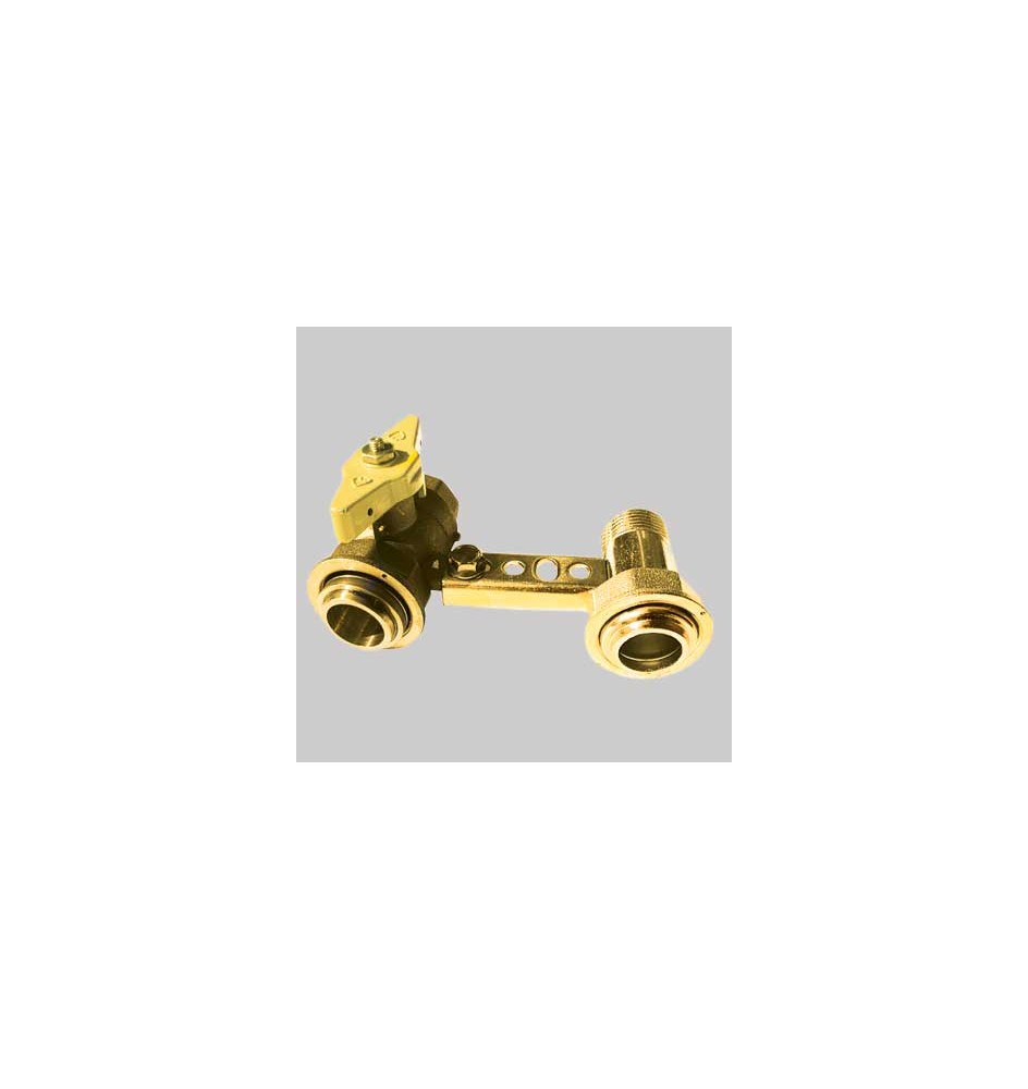 MENSOLA CON RUBINETTO PER CONTATORE GAS - 1" 1/4 x 1"