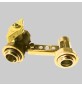 MENSOLA CON RUBINETTO PER CONTATORE GAS - 1" 1/4 x 1"