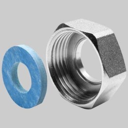 DADO RIDOTTO IN OTTONE PER TUBO CSST - Dn 15 -G 1'' Acqua/Gas