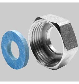 DADO RIDOTTO IN OTTONE PER TUBO CSST - Dn 15 -G 1'' Acqua/Gas