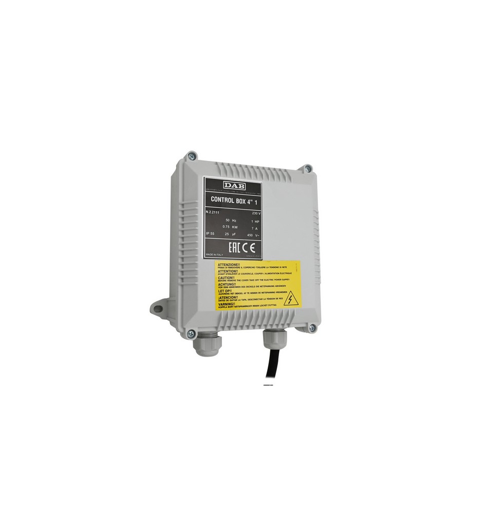 QUADRO ELETTRICO PER SOMMERSA 2 Hp 40 uF