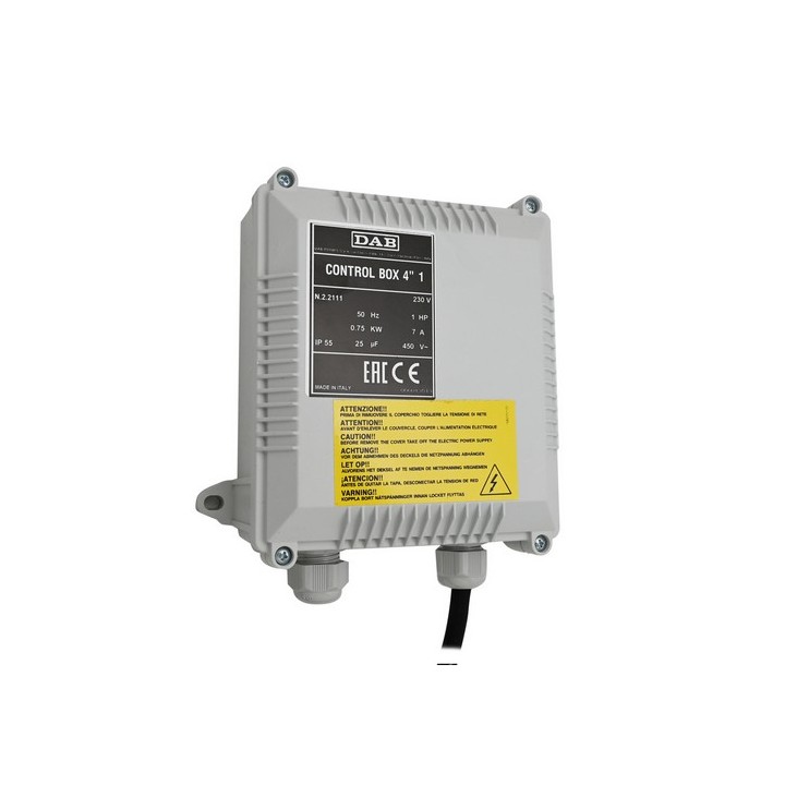 QUADRO ELETTRICO PER SOMMERSA 2 Hp 40 uF