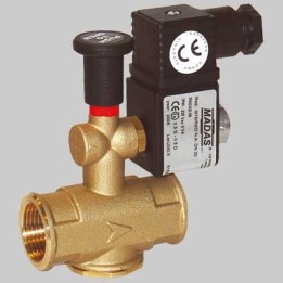 ELETTROVALVOLA A RIARMO MANUALE PER GAS - 1/2
