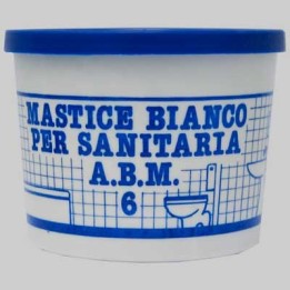 MASTICE BIANCO PER SANITARIA A.B.M. - -