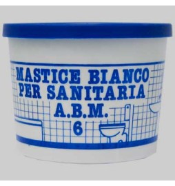 MASTICE BIANCO PER SANITARIA A.B.M. - -