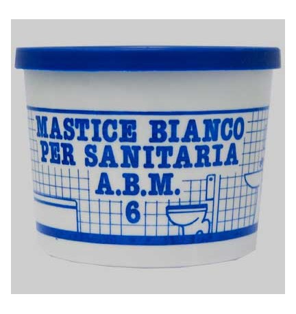MASTICE BIANCO PER SANITARIA A.B.M. - -